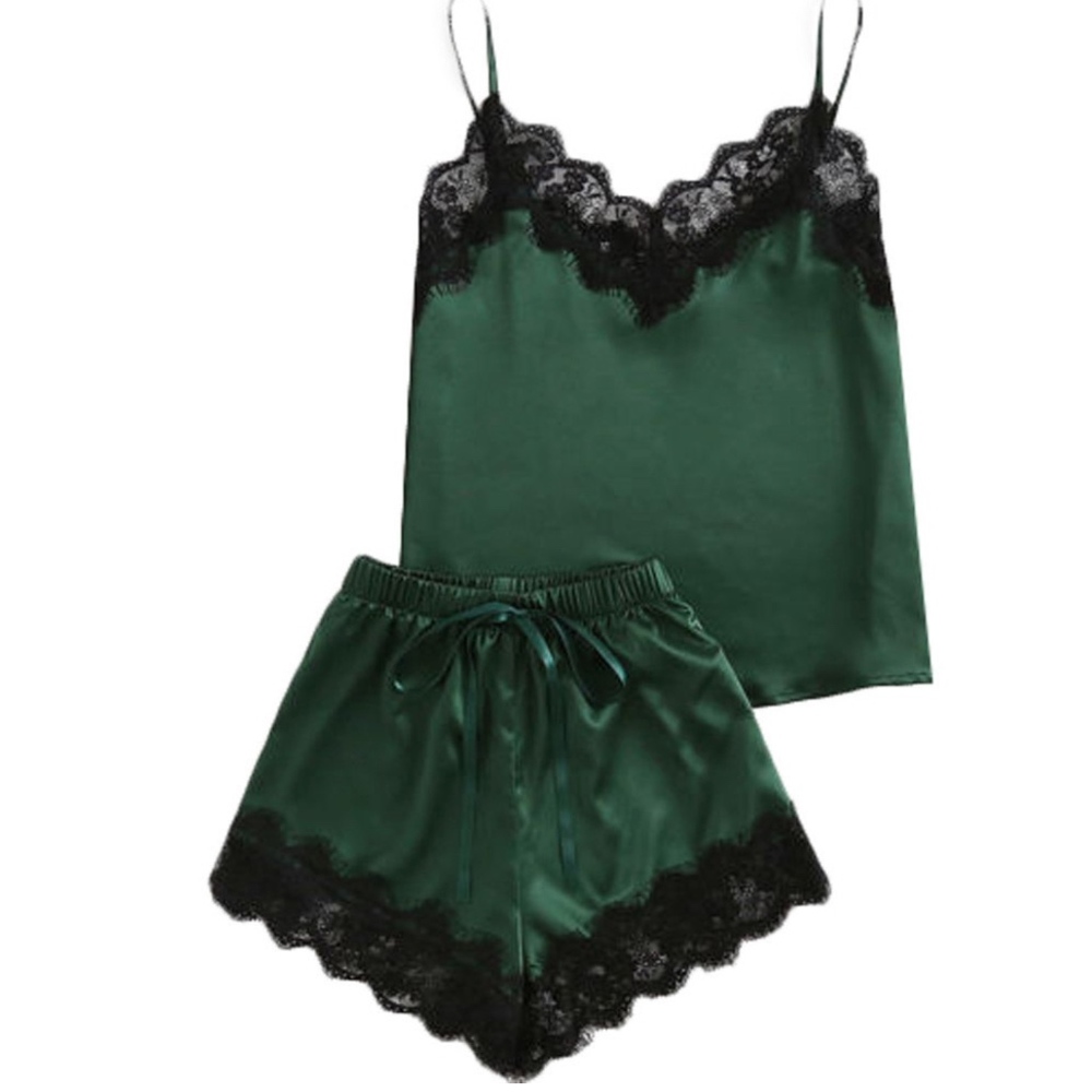 🔥Closing Sale🔥Shorts & Camiso Satin Pajama Set